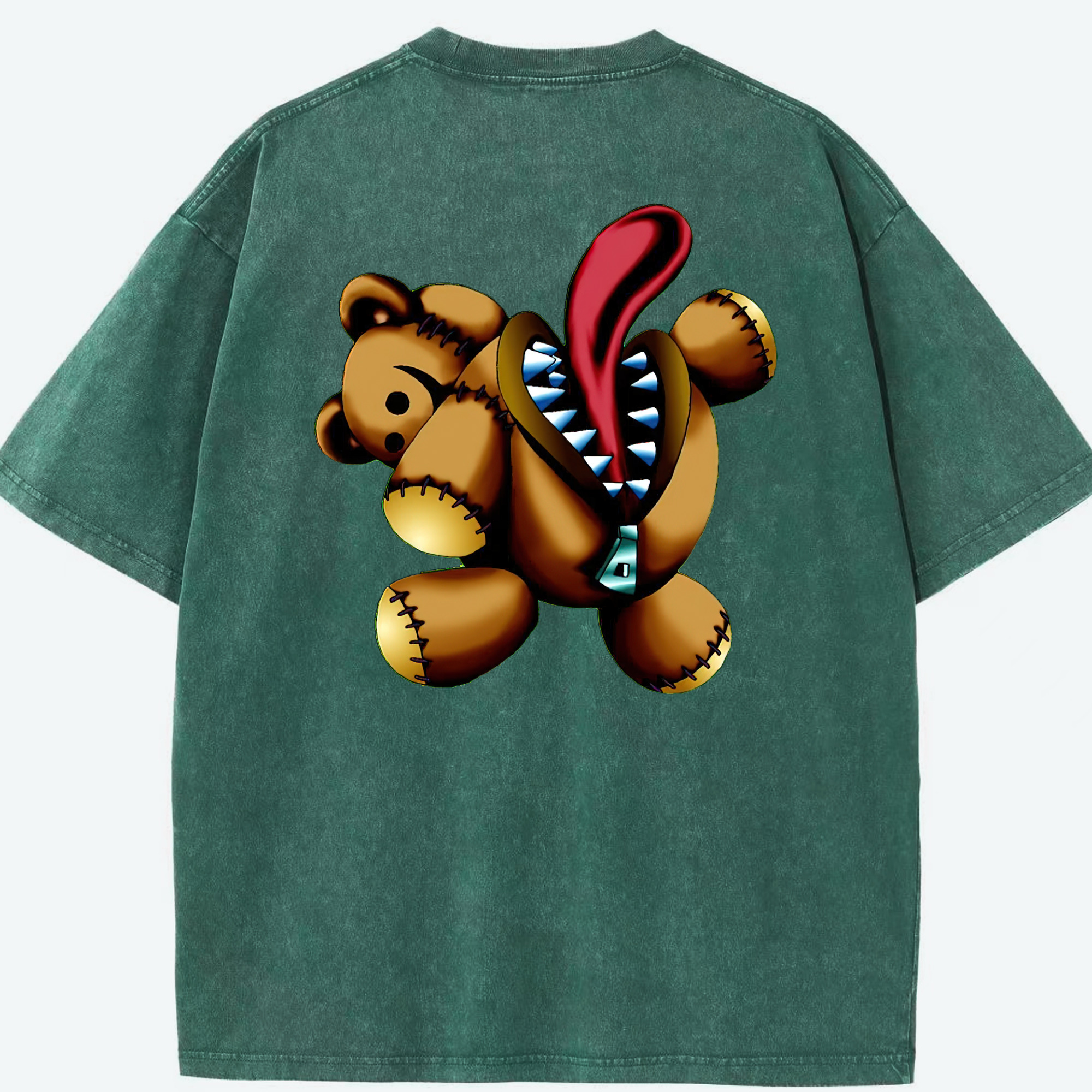 （画像用） 遊☆戯☆王 Yu-Gi-Oh! 綿100% ヴィンテージ風 半袖Tシャツ（背面プリント）